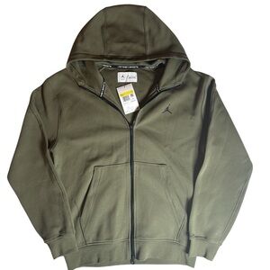 Nike Jordan Green Zip Hoodie NWT, Small